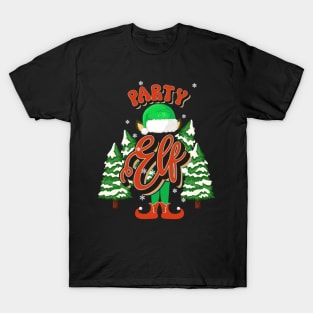 PARTY ELF CHRISTMAS T-Shirt